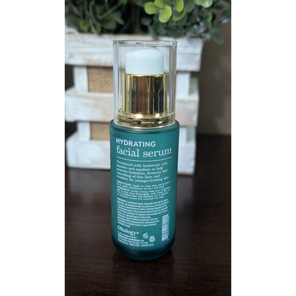 NEW OLIOLOGY Hydrating Facial Serum Hyaluronic Acid Peptides Squalane 2 fl oz - Picture 2 of 3